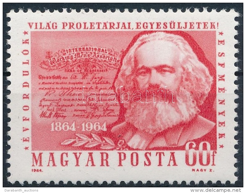 ** 1964 Marx 60f ESFM&Eacute;NYEK Lemezhib&aacute;val (12.000) / Mi 2068 Plate Variety - Other & Unclassified