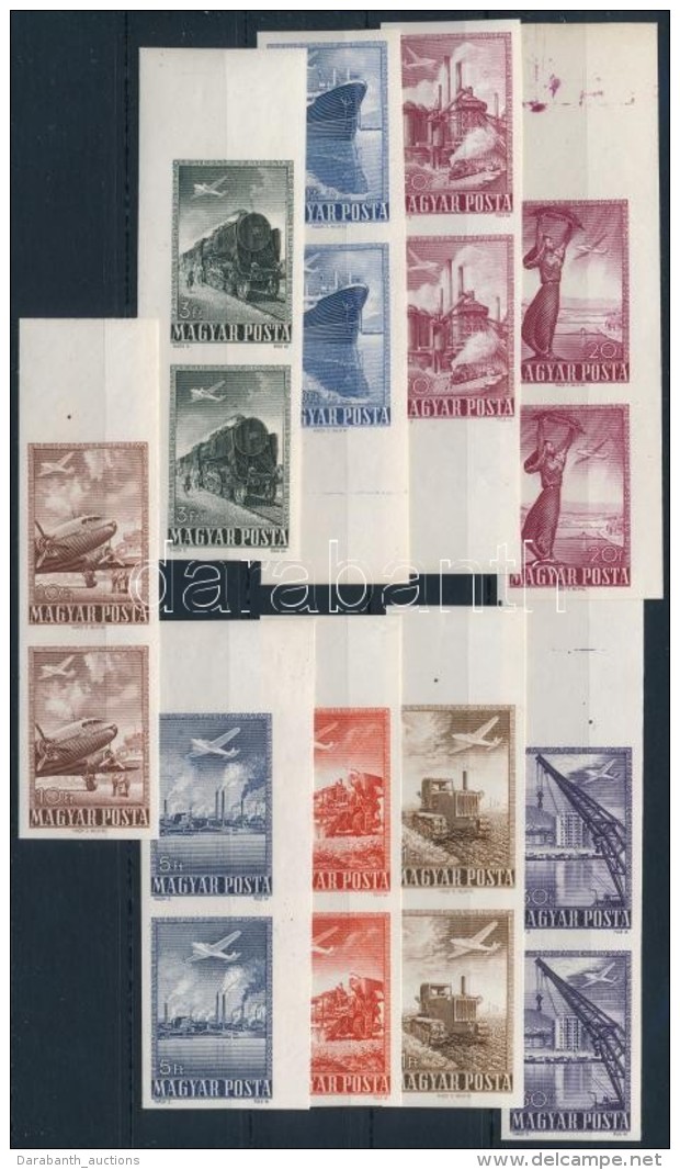 ** 1950 Rep&uuml;lÅ‘ V&aacute;gott Sor &iacute;vsz&eacute;li P&aacute;rokban (40.000) / Mi 1120-1128 Imperforate... - Autres & Non Classés