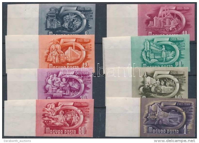 ** 1950 &Ouml;t&eacute;ves Terv (I.) V&aacute;gott &iacute;vsz&eacute;li Sor (90.000) / Mi 1069-1082 Imperforate... - Autres & Non Classés