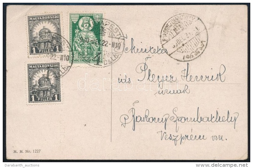 1930 K&eacute;peslap 10f B&eacute;rmentes&iacute;t&eacute;ssel / Postcard With 10f Franking - Otros & Sin Clasificación