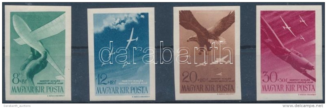 ** 1943 Rep&uuml;lÅ‘ Alap (IV.) V&aacute;gott Sor (45.000) / Mi 731-734 Imperforate Set - Autres & Non Classés