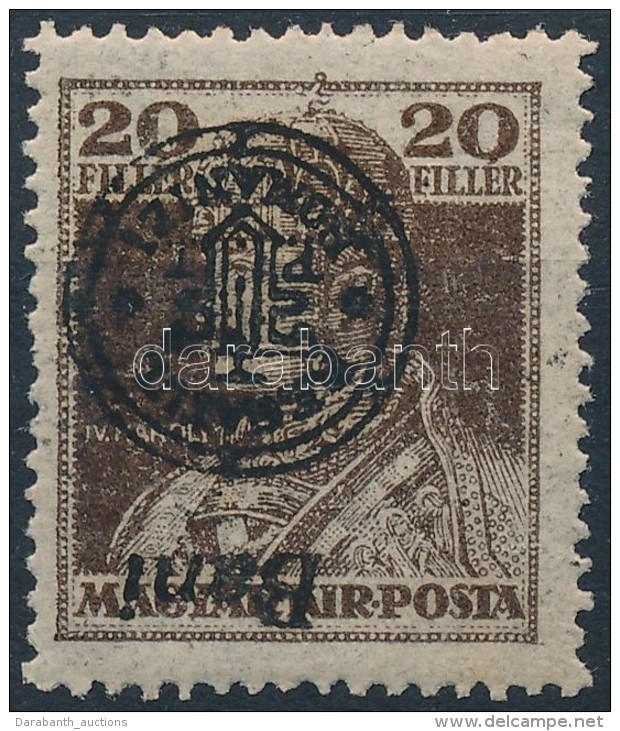 ** Nagyv&aacute;rad 1919K&aacute;roly 20f Ford&iacute;tott Fel&uuml;lnyom&aacute;ssal / Mi 46 II With Inverted... - Autres & Non Classés