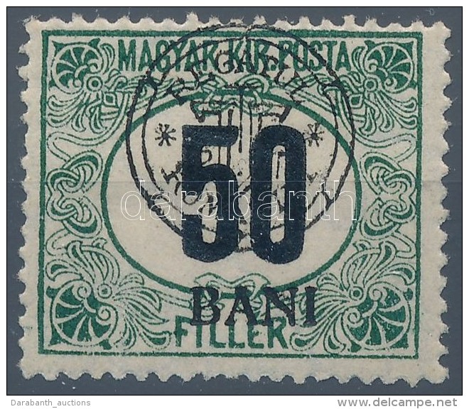 ** Kolozsv&aacute;r 1919 Feketesz&aacute;m&uacute;port&oacute; 50f / Mi P 1 I. Signed: Bodor - Otros & Sin Clasificación