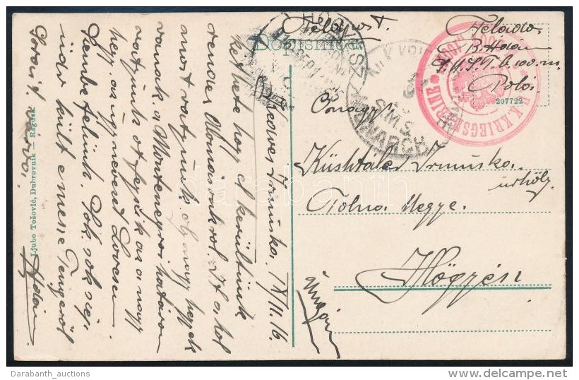 191K&eacute;peslap / Postcard 'K.U.K. KRIEGSMARINE / S.M. BOOT 100M' + 'S.M.S. MONARCH' - Other & Unclassified