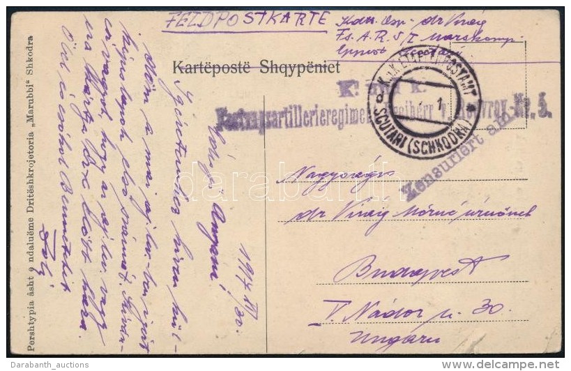 1917 T&aacute;bori Posta K&eacute;peslap / Field Postcard 'Festungsartillerieregiment Freiherr V. Ronvroy Nr.5.' +... - Autres & Non Classés