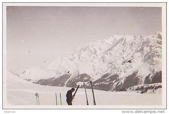 Photos        58        ( Col Du Joly , En Face Chaîne Du Mont Blanc ) - Fotografie