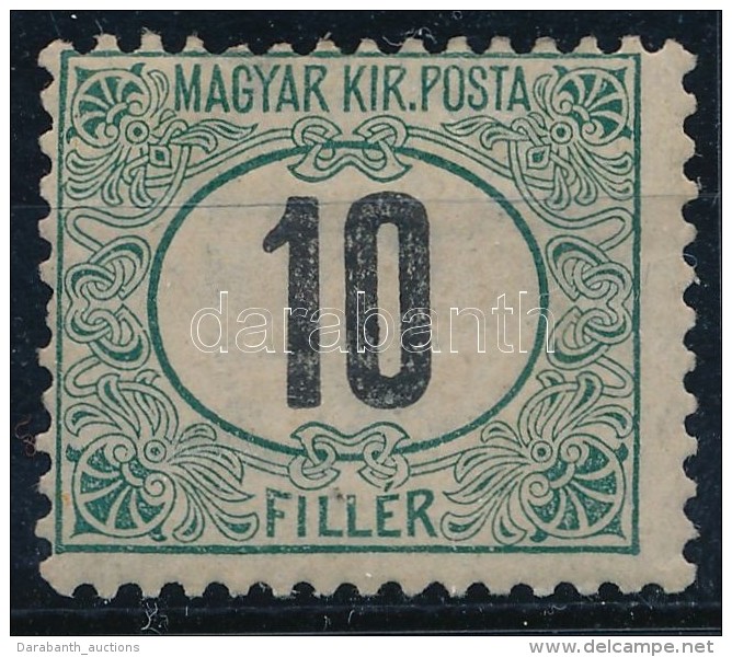 * 1905 Z&ouml;ldport&oacute; 10f A Fogaz&aacute;ssal / Postage Due Mi13 A (42.000) - Other & Unclassified