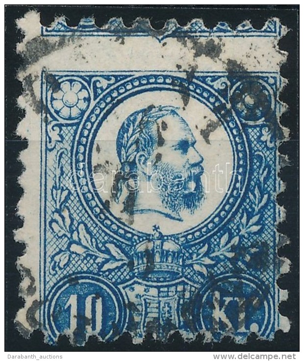 O 1871 R&eacute;znyomat 10kr K&eacute;pbe Fogazva / Mi 11 With Strongly  Shifted Perforation - Otros & Sin Clasificación