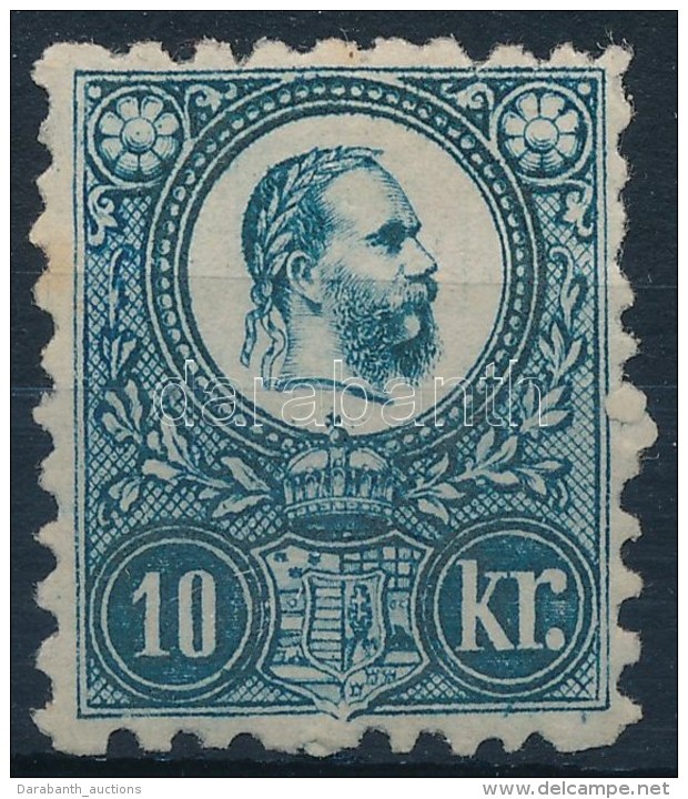 * 1871 R&eacute;znyomat 10kr S&ouml;t&eacute;tk&eacute;k, Centr&aacute;lt / Mi 11 B - Autres & Non Classés