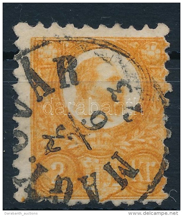 O 1871 R&eacute;znyomat 2kr &aacute;lkettÅ‘snyomat / Mi 8a Double Print - Autres & Non Classés