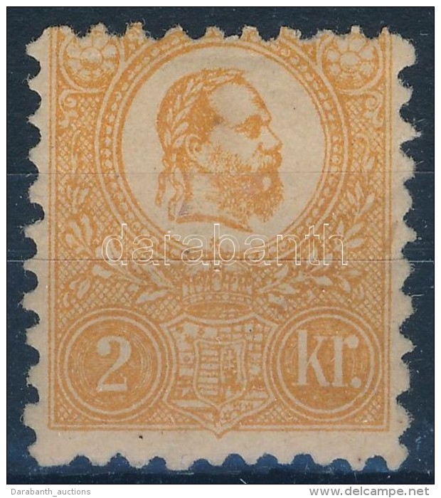 * 1871 KÅ‘nyomat 2kr / Mi 1 (r&aacute;nc / Crease) - Otros & Sin Clasificación