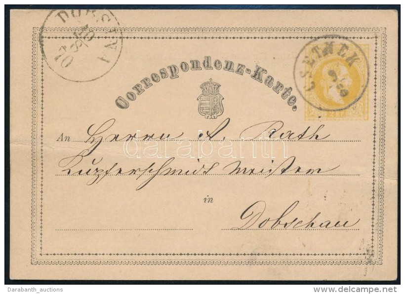 1870 2kr D&iacute;jjegyes LevelezÅ‘lap / PS-card 'CSETNEK' (Gudlin 200 P) - Otros & Sin Clasificación