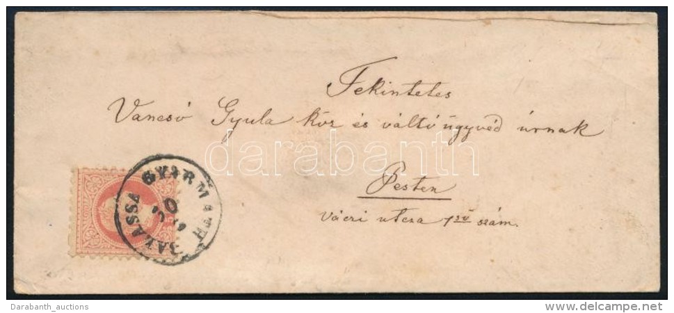 1869 5kr Lev&eacute;len / On Cover 'BALASSA GYARMATH' - Pest - Autres & Non Classés