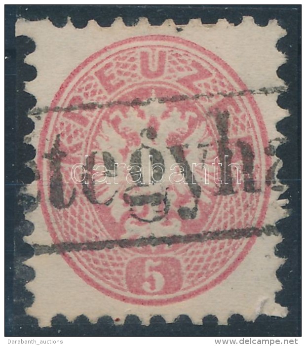 O 1864 5kr '(K&eacute;)tegyh&aacute;(za)' Vas&uacute;ti B&eacute;lyegz&eacute;ssel / With Railway Cancellation - Other & Unclassified