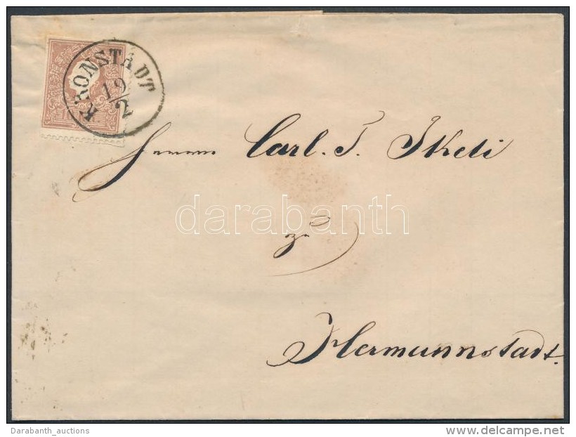 1859 10kr I. (3 Oldalon V&aacute;gva) Lev&eacute;len / On Cover 'KRONSTADT' - 'HERMANNSTADT' - Otros & Sin Clasificación