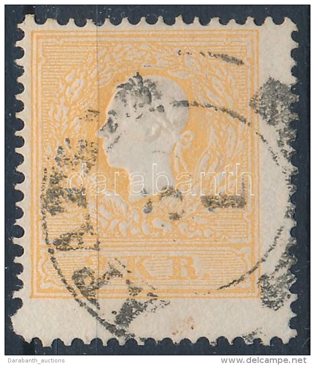 O 1858 2kr II Narancs / Orange 'APATHIN' Certificate: Ferchenbauer - Otros & Sin Clasificación