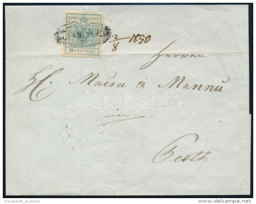 1850 9kr I. Lev&eacute;len / On Cover '(ALT-ORSOVA)' (Gudlin 800 P) - Otros & Sin Clasificación