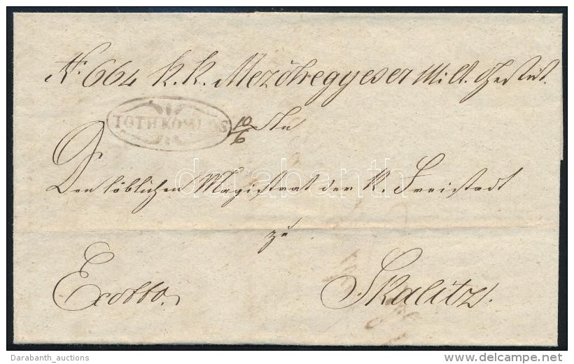 1848 Ex Offo 'TOTH KOMLOS' - Skalitz - Autres & Non Classés