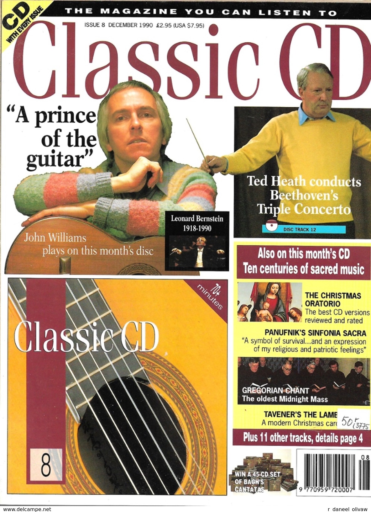 Classic CD, Issue 8 - December 1990 (TBE+) - Culture