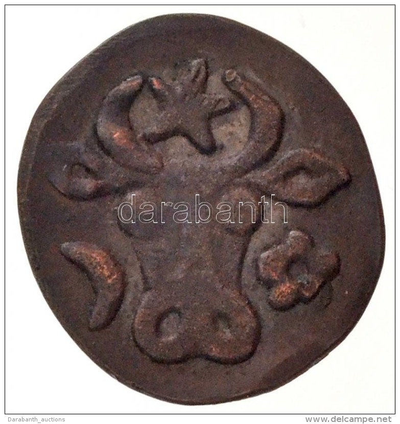Moldva ~1400-1500. R&eacute;zp&eacute;nz (0,63g) T:2-
/ Moldavia ~1400-1500. Copper Coin (0,63g) C:VF - Unclassified
