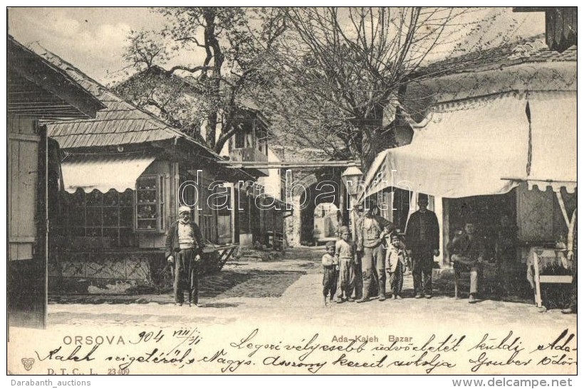 T3/T4 Ada Kaleh (Orsova), Baz&aacute;r T&ouml;r&ouml;k&ouml;kkel / Bazaar With Turkish Men (fa) - Non Classés