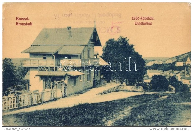 ** T2/T3 Brass&oacute;, Kronstadt, Brasov; ErdÅ‘-K&aacute;v&eacute;h&aacute;z. Zeidner H. 458. / Waldkaffee /... - Non Classés