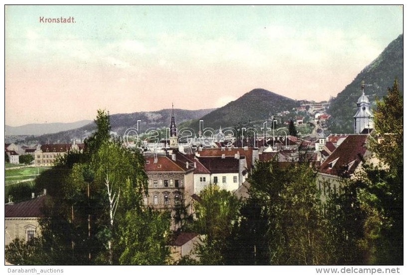 T2/T3 Brass&oacute;, Kronstadt, Brasov; L&aacute;tk&eacute;p. H. Zeidner / Panorama View (EK) - Non Classés