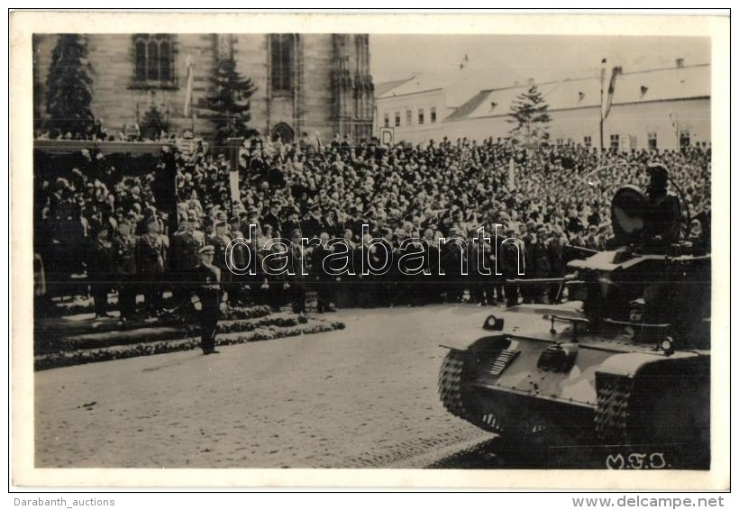 T1/T2 1940 Kolozsv&aacute;r, Cluj; Bevonul&aacute;s, Horthy Mikl&oacute;s, Tank / Entry Of The Hungarian Troops,... - Sin Clasificación