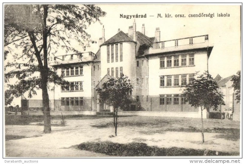 T1/T2 Nagyv&aacute;rad, Oradea; M. Kir. Orsz&aacute;gos CsendÅ‘rs&eacute;gi Iskola / Gendarmerie School '1940... - Non Classés