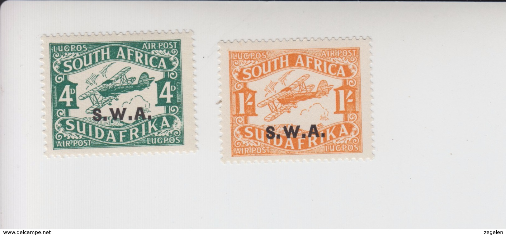 Zuid-West-Afrika Mi 138/139 * - Südwestafrika (1923-1990)