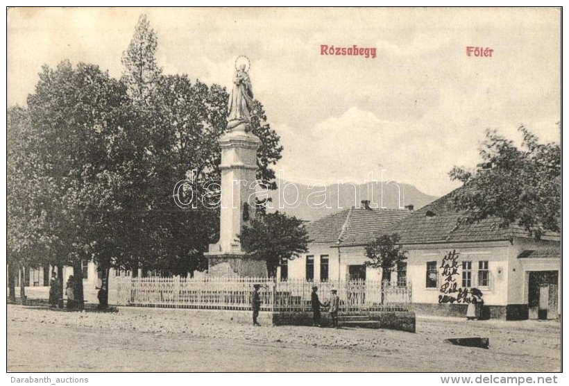 T2 R&oacute;zsahegy, Ruzomberok; FÅ‘ T&eacute;r Szoborral. Kozsehuba D&aacute;niel / Main Square With Monument - Sin Clasificación