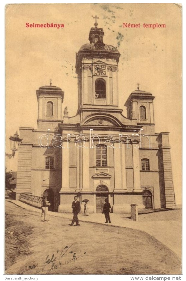 T2/T3 Selmecb&aacute;nya, Schemnitz, Banska Stiavnica; N&eacute;met Templom. W. L. 457. / German Church  (EK) - Sin Clasificación