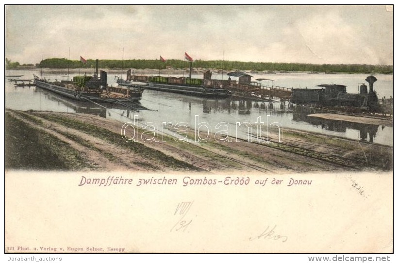 T2/T3 Gombos, Dampff&auml;hre, GÅ‘zkomp; Phot. U. Verlag V. Eugen Selzer / Ferry, Freight Train - Sin Clasificación