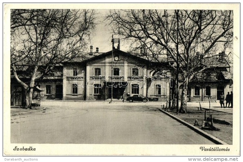 T2/T3 Szabadka, Subotica; Vas&uacute;t&aacute;llom&aacute;s / Railway Station  (EK) - Non Classés