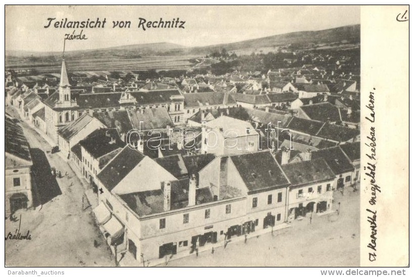 T2/T3 Rohonc, Rechnitz; L&aacute;tk&eacute;p / Panorama View / Teilansicht (EK) - Sin Clasificación