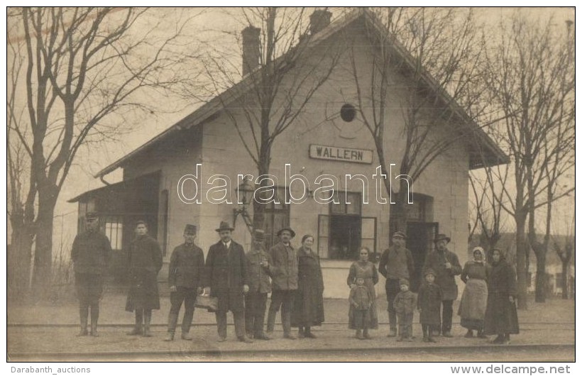 * T2/T3 Valla, Wallern Im Burgenland; Vas&uacute;t&aacute;llom&aacute;s / Bahnhof / Railway Station, Photo (fl) - Sin Clasificación