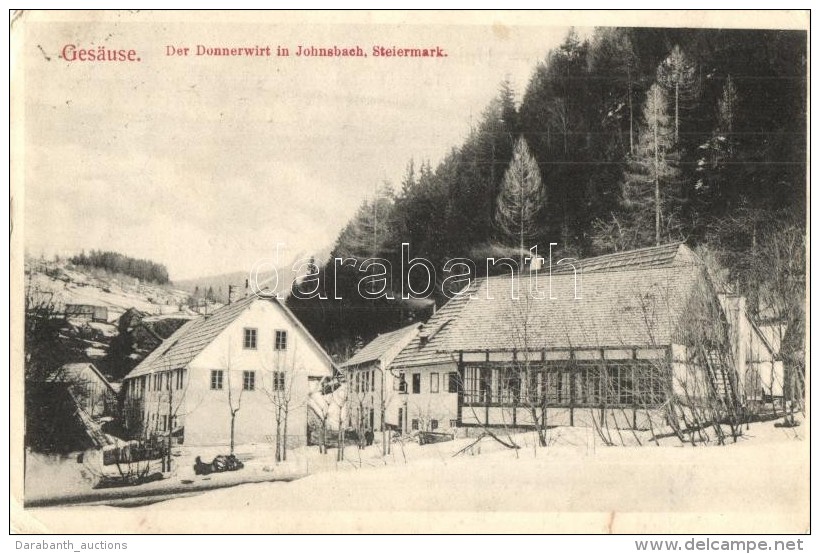 T2/T3 Ges&auml;use, Der Donnerwirt In Johnsbach. Steiermark / Guest House, Hotel In Winter  (EK) - Non Classés