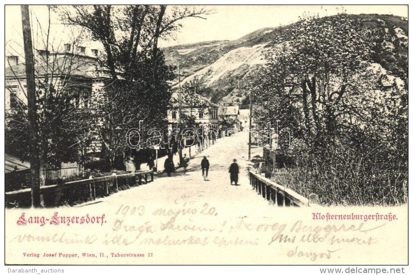 * T2 Langenzersdorf, Klosterneuburgerstrasse. Verlag Josef Popper / Street View - Non Classés