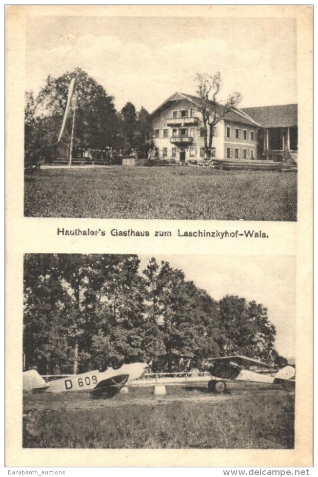 T2/T3 Viehhausen, Hauthaler's Gasthaus Zum Laschenskyhof-Wals / Guest House Hotel, D 609 Aircraft (slightly Wet... - Non Classés