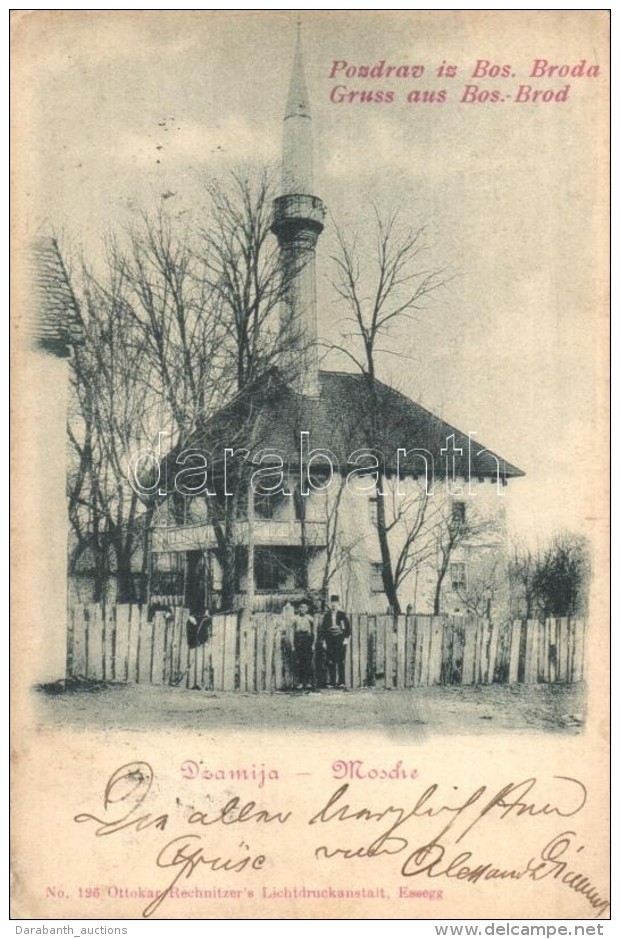 T2 Bosanski Brod, Dzamija / Mosche / Mosque. No. 126 V. Ottokar Rechnitzer - Sin Clasificación