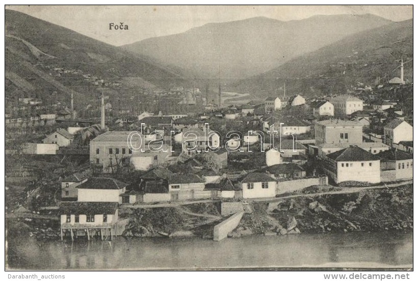 T2 Foca, Panorama View With Mosques + K.u.K. Festungsartilleriebataillon Nr. 2. Marsohkompagnie - Unclassified