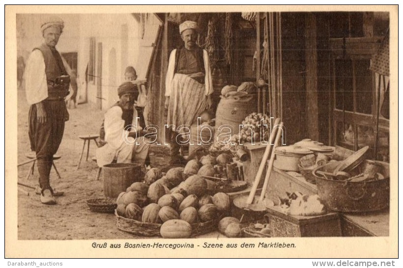 * T1/T2 Sarajevo, Szene Aus Dem Marktleben / Market Life, Shop, Vendors, Folklore - Non Classés