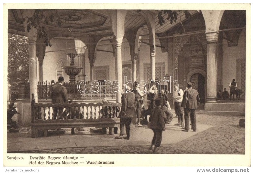 T2 Sarajevo, Dvoriste Begove Dzamije / Hof Der Begova Moschee, Waschbrunnen / Mosque Interior, Fountain - Non Classés