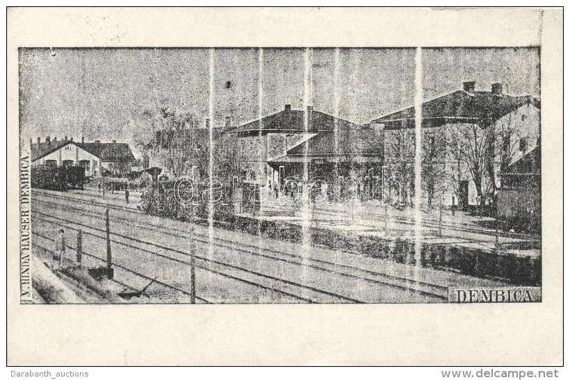 T2/T3 Debica, Dembica; Dworzec Kolejowy / Railway Station. V. Hinda Hauser + K.u.k. Lokomotivefeldbahn Nr. 1.... - Unclassified