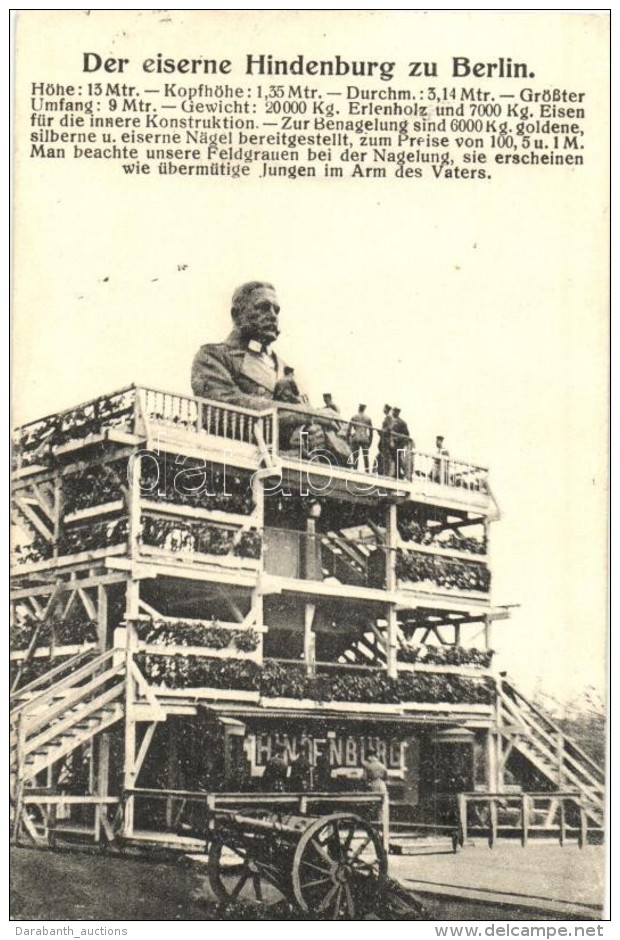 T2 Berlin, Der Eiserne Hindenburg Zu Berlin / Construction Of The Hindenburg Monument - Sin Clasificación