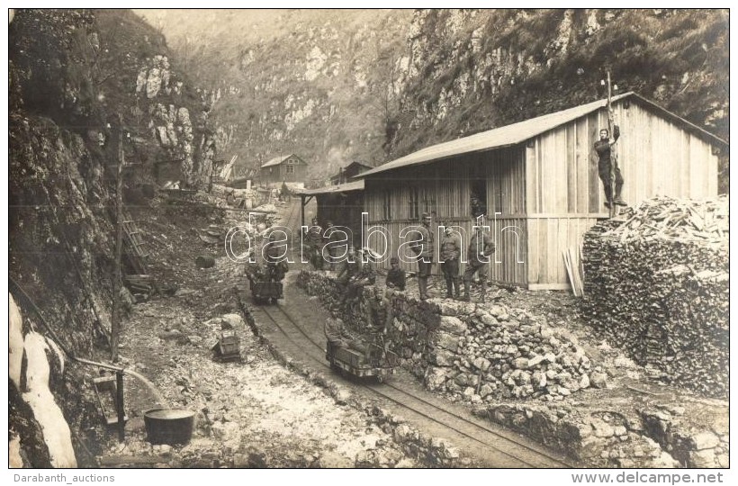 * T2/T3 1918 Laghetto, Fabbrica Di Pane / Bread Factory In The Italian Front, WWI Military Postcard From... - Unclassified