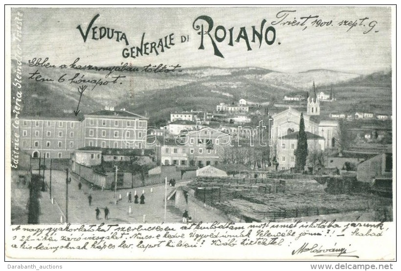 T2 Trieste, Roiano, Roj&aacute;n; Military Barracks, Square View / Caserma Militare. Editrice Carleria Szeindler - Non Classés