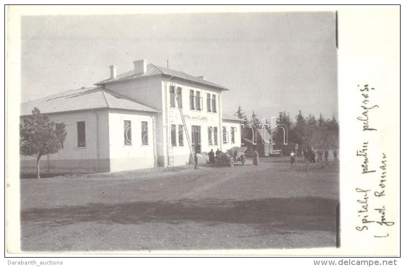 * T2 ~1910 Roman, Rom&aacute;nv&aacute;s&aacute;r; Spital Pentru Pelagrosi / Hospital, Photo - Non Classés