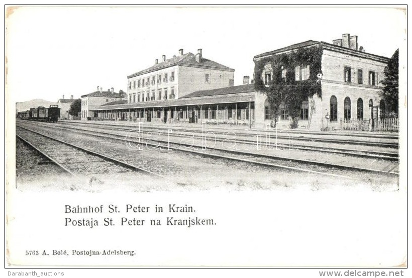 ** T2/T3 Sveti Petar Na Krasu, St Peter In Krain; Bahnhof / Postaja / Railway Station. A. Bol&eacute; (EK) - Non Classés