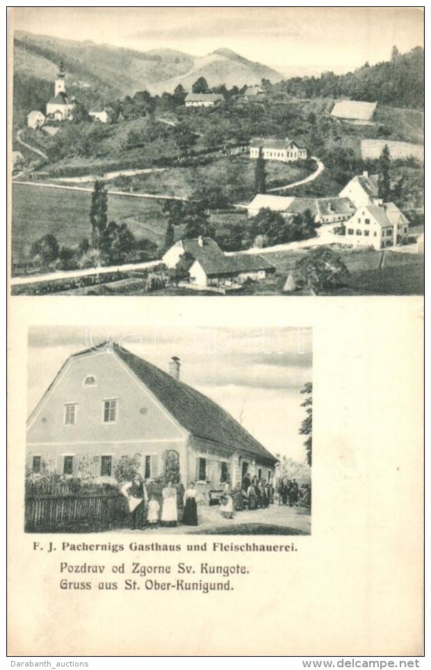 * T2 Zgornja Kungota, Ober Sankt Kunigund; F. J. Pacherings Gasthaus Und Fleischhauerei / Guest House And Butcher... - Sin Clasificación